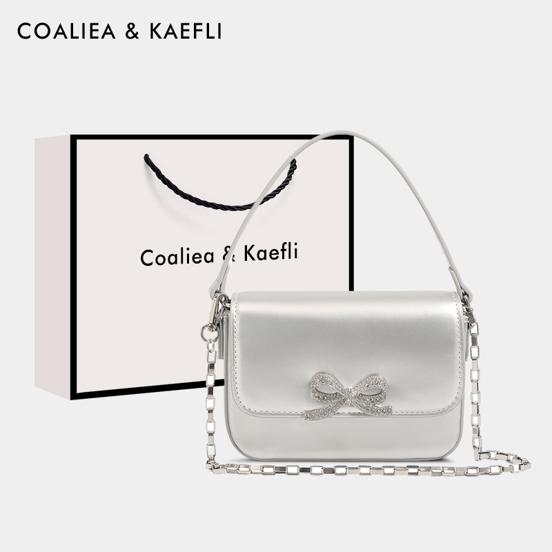 官网COALIEA&KAEFLI蝴蝶结小方包