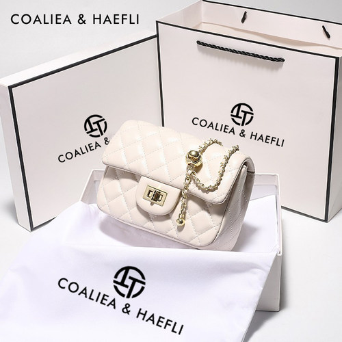 官网COALIEA&HAEFLI链条斜挎包女