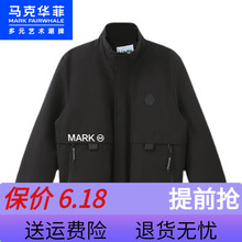 个性 新品 字母印花简约百搭休闲棉外 时尚 jj马克华菲立领棉服男冬装