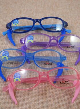 免仔唛TUZAMA眼镜架迪士尼6905近视弱视超轻硅胶镜架 5-7岁