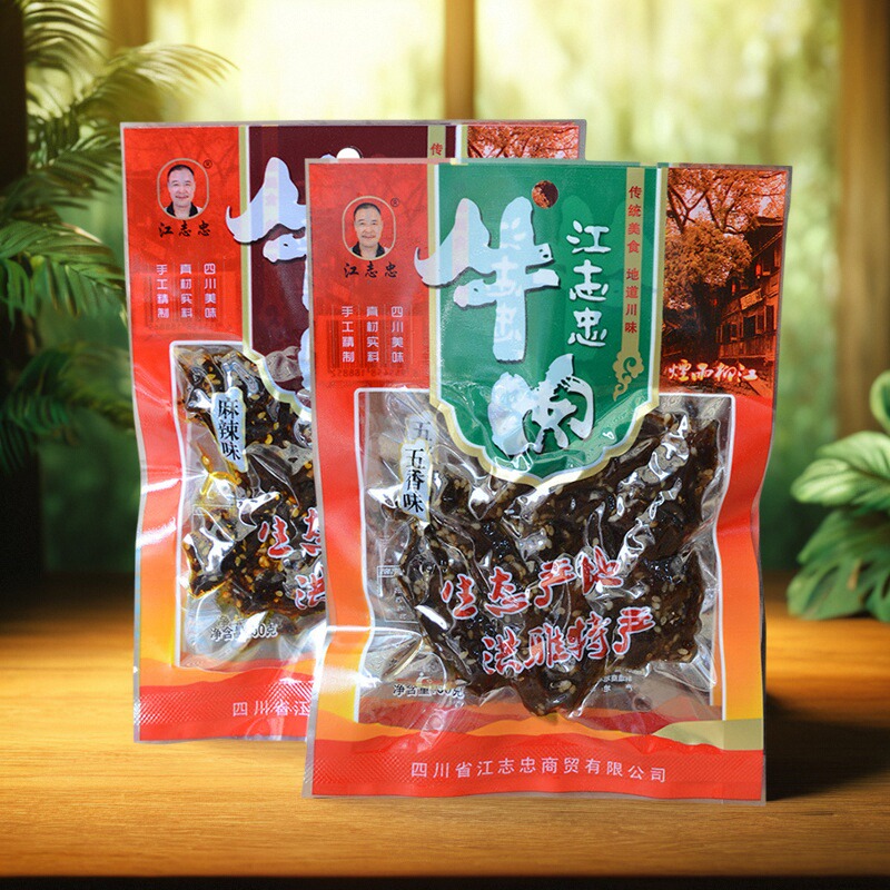 四川江志忠麻辣牛肉50g