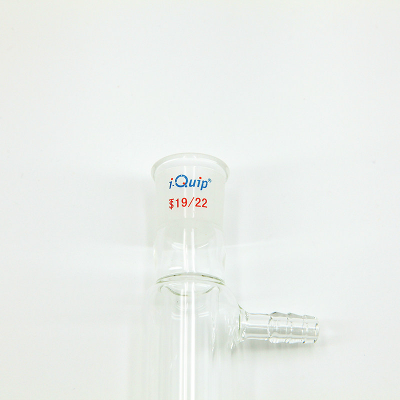 芯硅谷 玻璃分馏柱 d3418 带夹层分馏柱 具刺冷凝管 高硼硅填充式