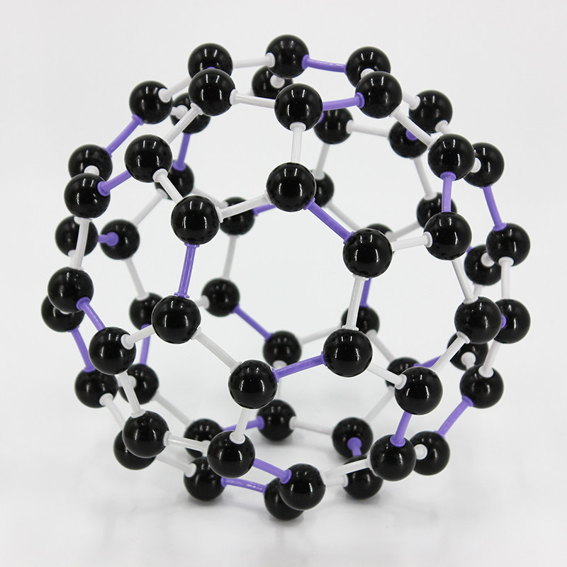 芯硅谷分子模型 c5573 大尺寸c60晶体模型,碳六十模型,1.0kg