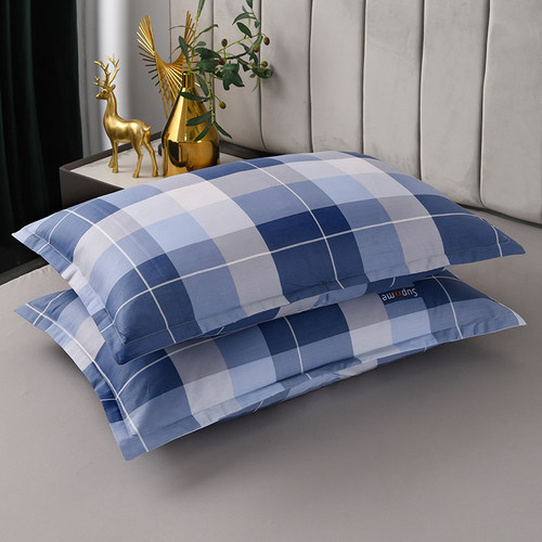 其它纯棉广东简约枕套