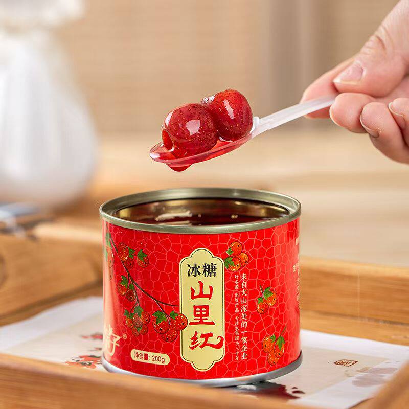 清源暖泉子迷你冰糖山里红  特产水果罐头开盖即食餐桌甜品老少皆