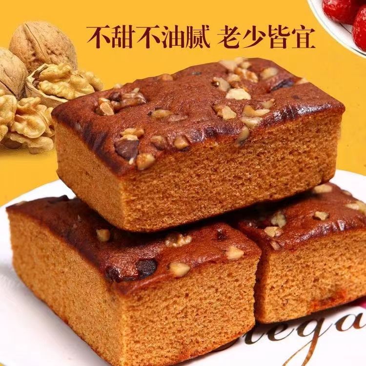 老北京枣糕早餐面包传统美食糕点心休闲零食小吃口味酥饼老人食品