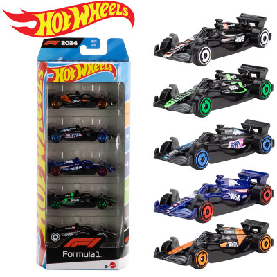 风火轮合金小跑车F1赛车5辆装迈凯伦仿真汽车模型玩具