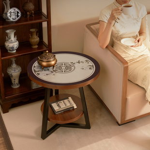 茶几客厅布置家用2026新款宋氏美学沙发小桌子阳台茶桌卧室小圆桌