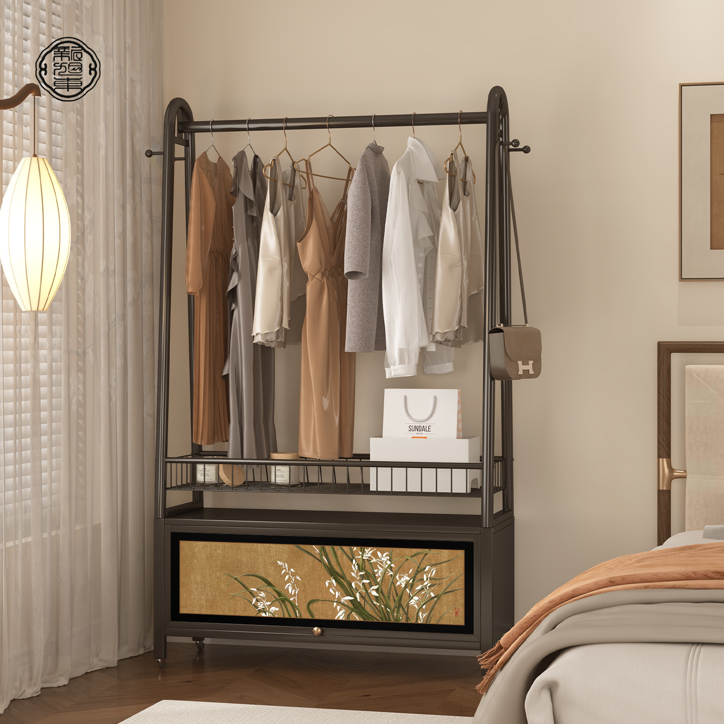 2025新款衣帽架多功能宋氏美学