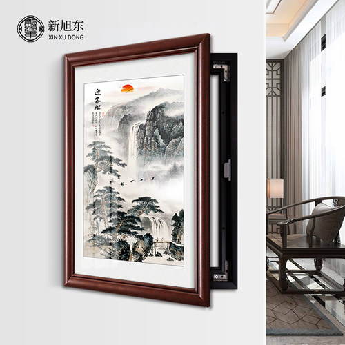 免打孔电表箱装饰画可以定制