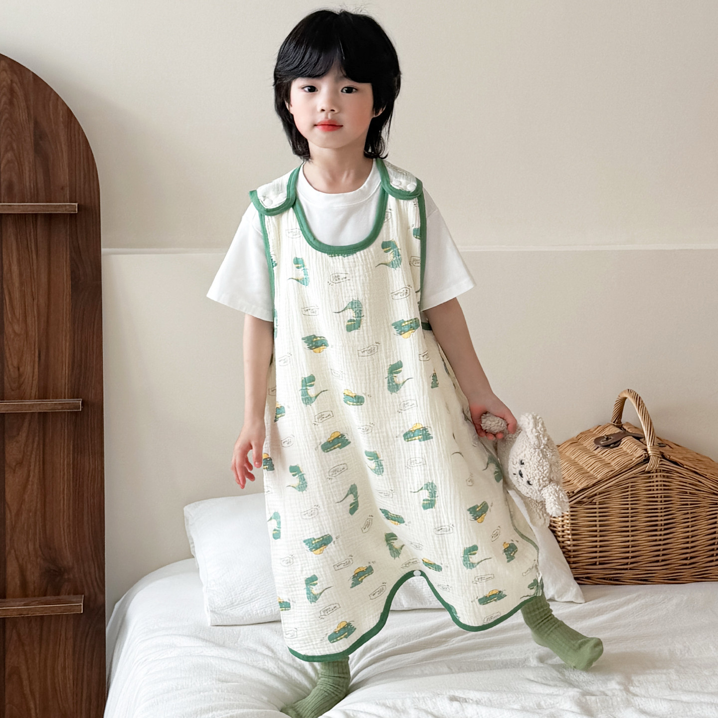 婴儿肚兜睡觉护肚子防着凉神器夏