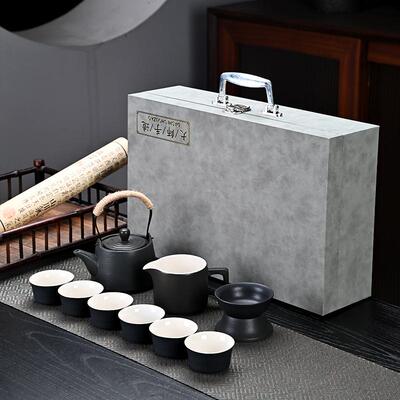 哥窑茶具套装十一件套商务礼盒