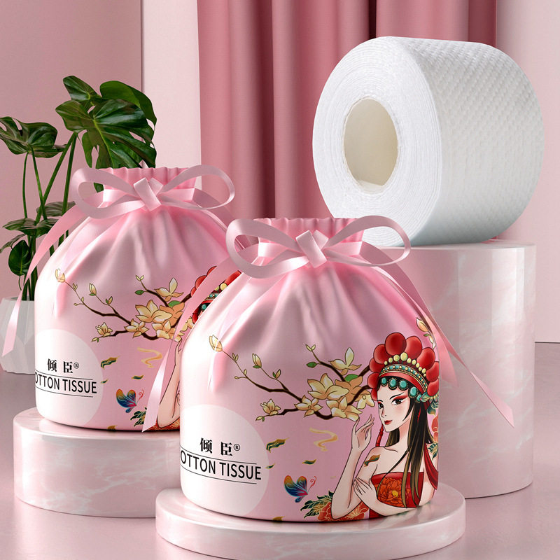 洗脸巾一次性毛巾大量纯棉洁面巾婴儿棉柔巾卷巾擦脸巾洗面巾