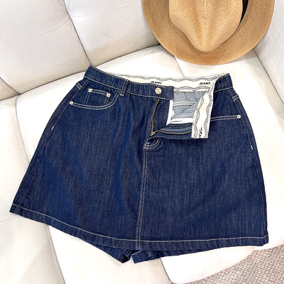 必魅大码裙裤2026夏季新款高弹半身裙显瘦百搭软牛仔裤20134女装