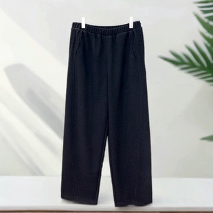 厚款 必魅黑色窄版 2024秋冬新款 瘦瘦裤 遮肉显瘦55987大 阔腿裤