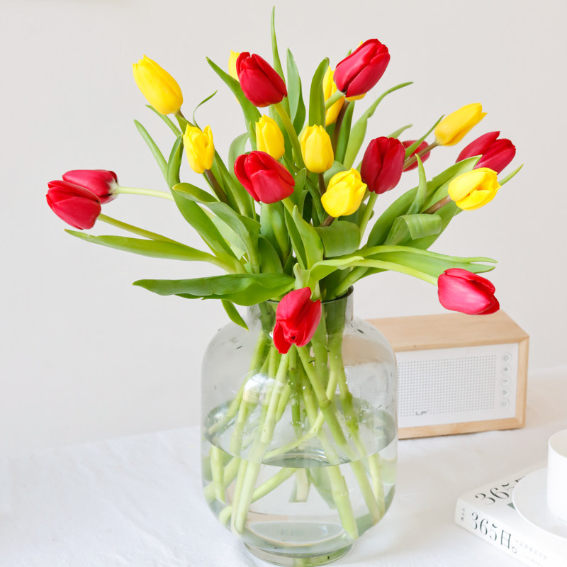 a级粉色郁金香鲜花水培插花云南直发鲜切花手捧花花束贝尔郁金香,鲜花速递/花卉仿真/绿植园艺,花材,淘宝优惠券,粉丝福利购,淘宝优惠卷