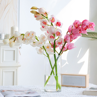 鲜切大花蕙兰鲜花云南基地直发兰花带花苞鲜切花大花惠兰水培花束