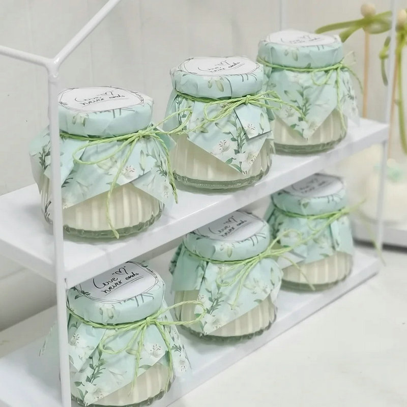 布丁瓶盖纸婚宴甜品包装纸布丁纸