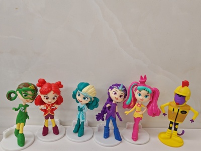 正版散货  魔法美少女巡逻队 装饰场景摆设 创意可爱周边手办摆件