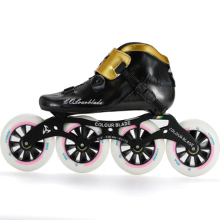 凯雷德速滑鞋儿童专业竞速比赛速度轮滑碳纤维溜冰鞋大轮轮滑训练