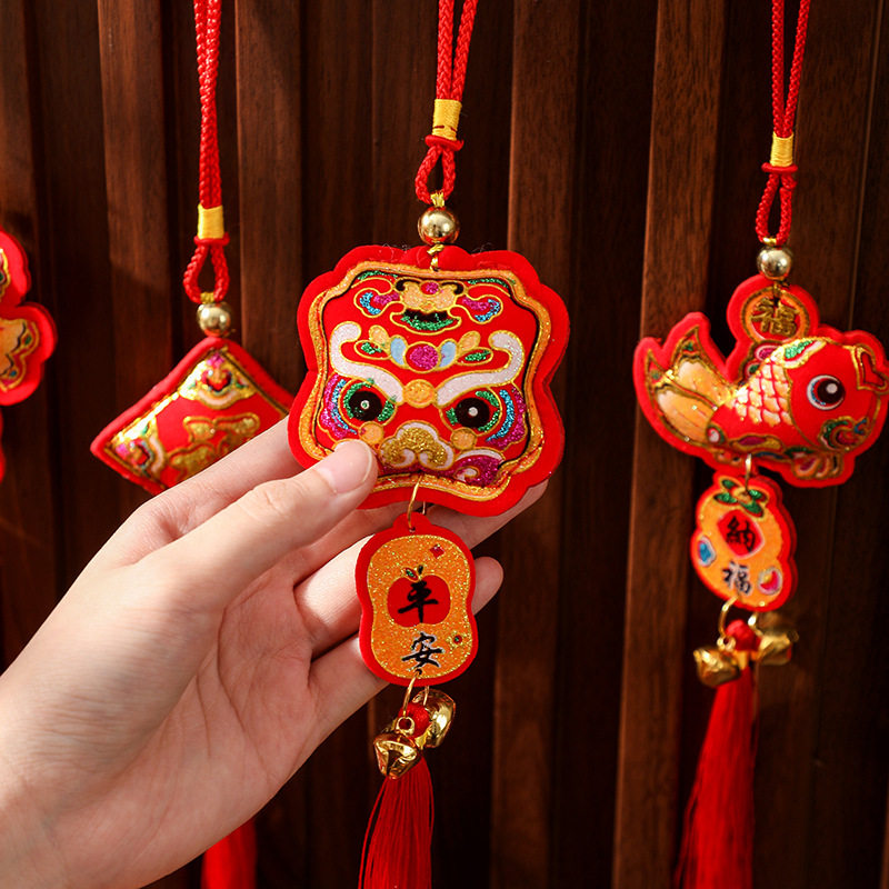 新年挂件装饰2026马年客厅门贴过年乔迁布置家用春节年货福字挂饰