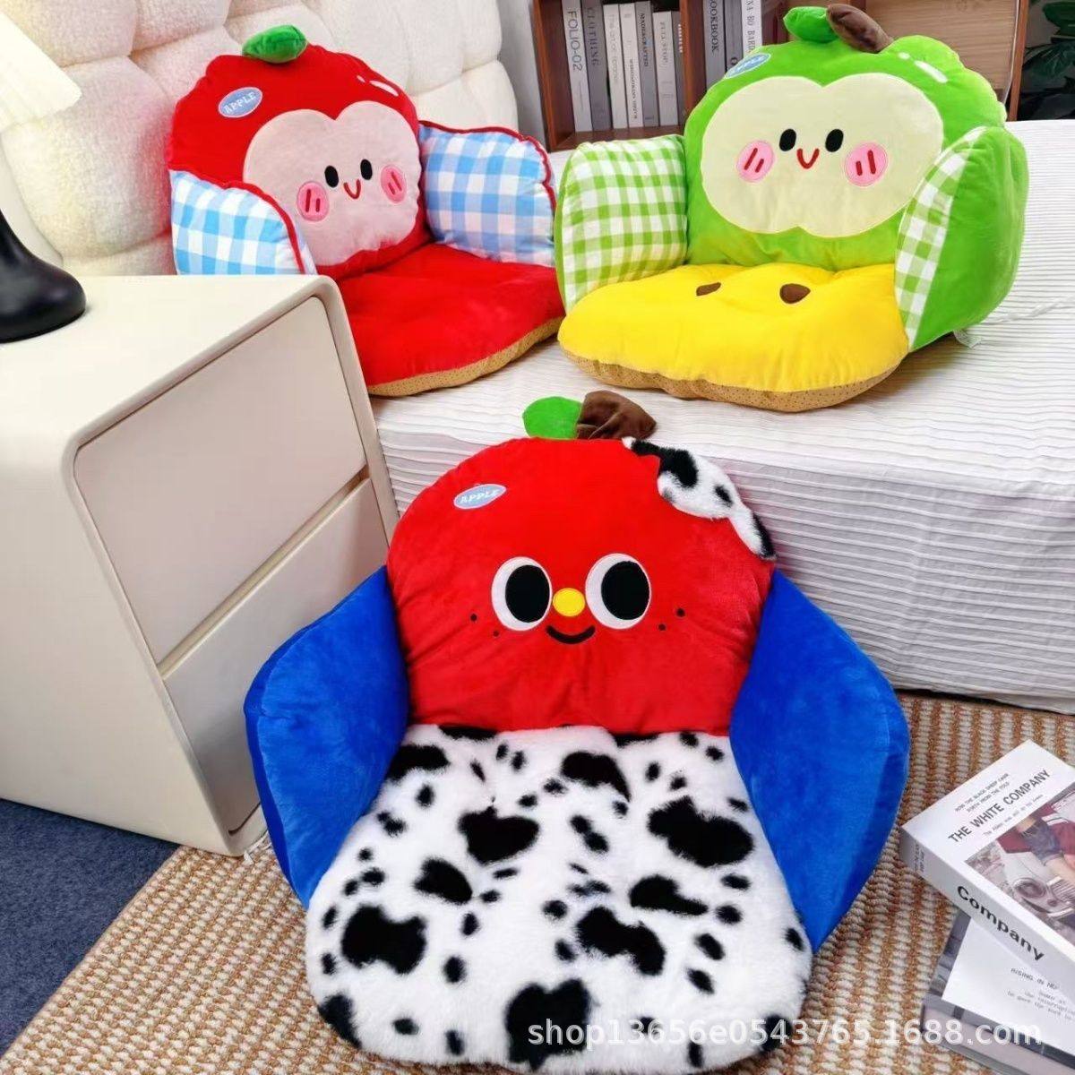 学生宿舍椅子坐垫靠背一体凳子专用加厚防屁股痛客厅地上看书蒲团,居家布艺,椅垫,淘宝优惠券,粉丝福利购,淘宝优惠卷