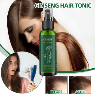 Herbal Hair Growth Tonic Ginseng Root Enhancing人参护发精油