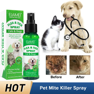 Tick Itch Relief Pet Insect Spray Lice Remover宠物驱虫 Flea