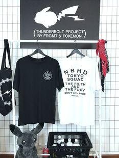 短袖 水洗印花宽松圆领瓶装 T恤 男女款 藤原浩THECONVENI便利店系列