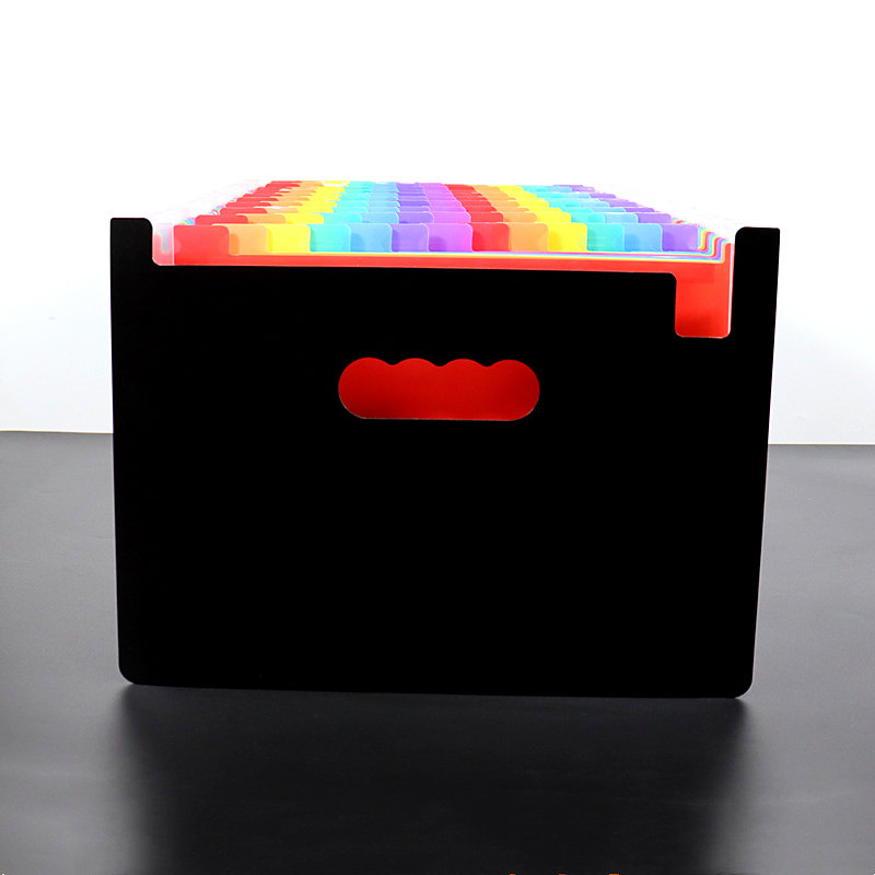 접이식 아코디언 가방 수직 휴대용 폴더 A4 용지 시험지 분류 다층 정보 데스크탑 정리 및 저장 폴더