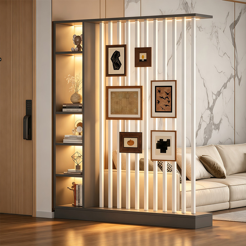 落地屏风隔断玄关柜客厅新款家用中式创意入户正对门装饰屏风柜子