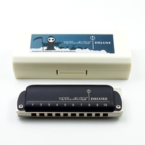 Devil Blues Deluxe 10 hole Blues 10 hole beginner harmonica DBD DB paddy