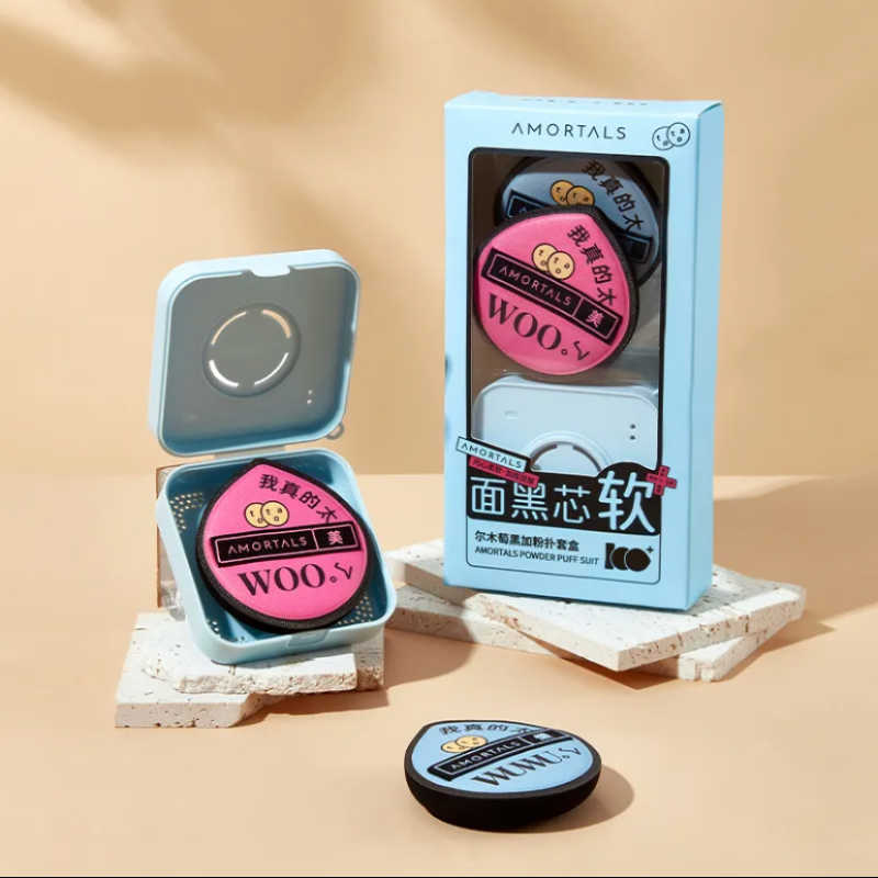 尔木萄黑加气垫棉花糖定妆粉扑超软不易吃粉干湿两用散粉美妆蛋女,彩妆/香水/美妆工具,美妆蛋/扑/海绵,淘宝优惠券,粉丝福利购,淘宝优惠卷