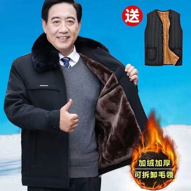 2026新款晋江男款加绒加厚棉服