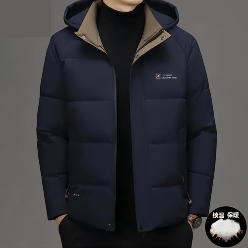 男士棉服可拆卸连帽轻奢外套保暖