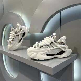 点击率男鞋旗舰店2026秋季时尚国潮老爹鞋厚底百搭男士运动潮鞋子