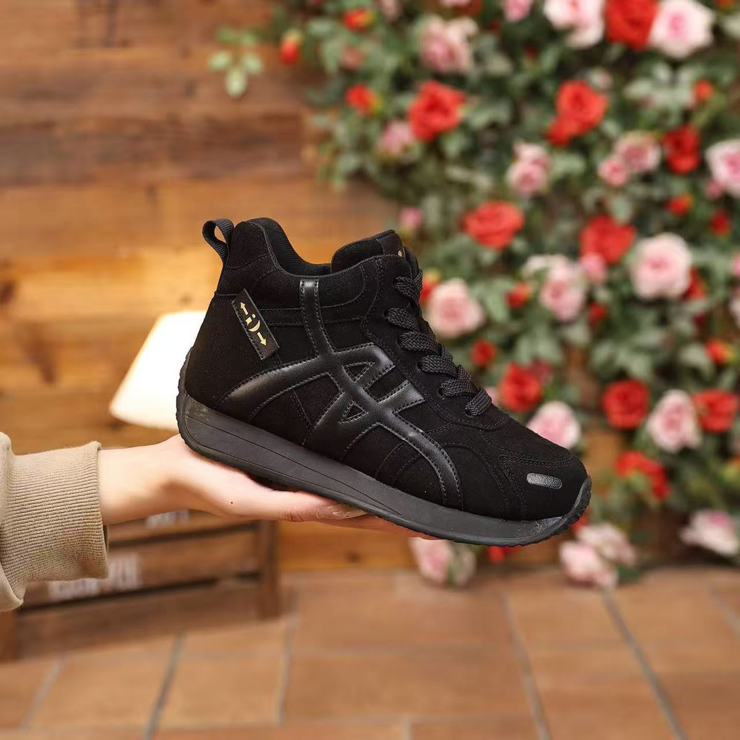 榕坤冬季新款棉鞋加绒运动休闲鞋