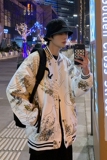 XZ201---2春装新款棒球服夹克宽松男女外套B667P90有货，男装夹克，星座201-2