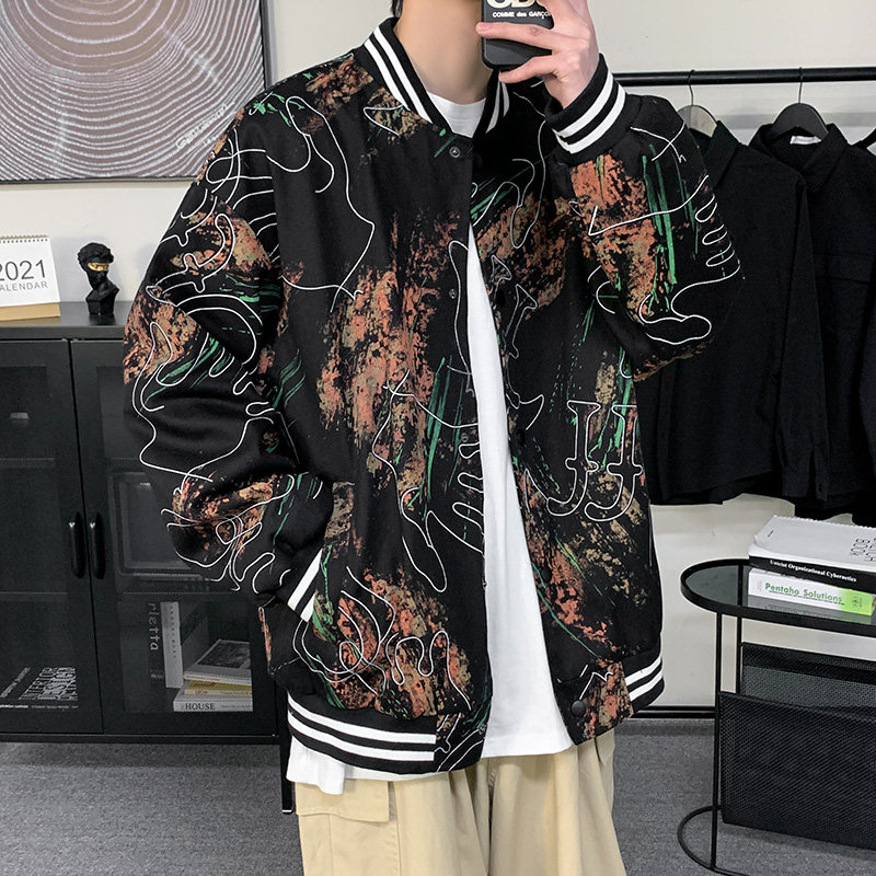 XZ201---2春装新款棒球服夹克宽松男女外套B667P90,男装夹克,星座201-2