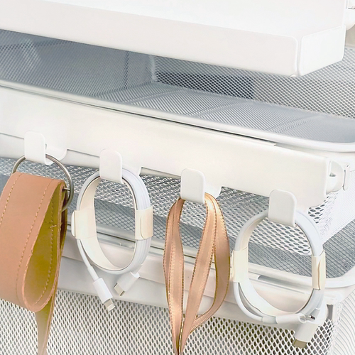 三个房间金属衣柜托臂挂钩