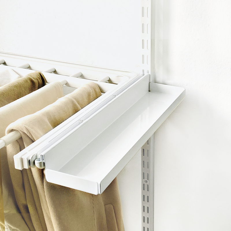 三个房间金属衣柜托臂挂盒