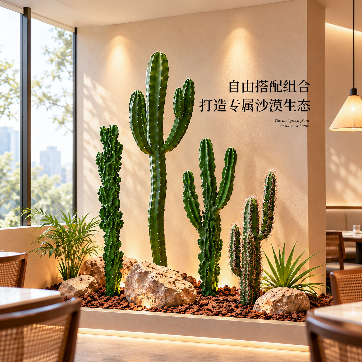 【抖音同款】仿生绿植摆件