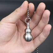 纯钛随身药盒收纳仓防潮密封仓迷你防水仓可爱钥匙扣密封盒小药瓶