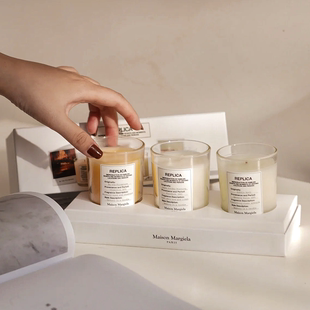 Maison Margiela马吉拉香薰蜡烛三件套礼盒3*70g慵懒周末泡泡浴等