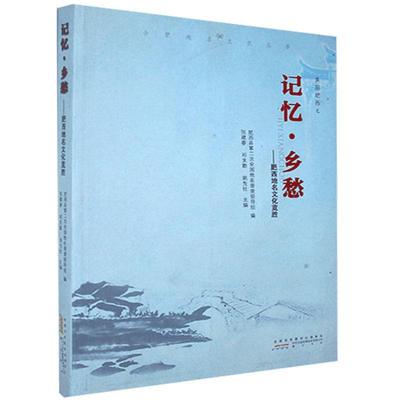 记忆·乡愁——肥西地名文化览胜书张建春  旅游地图书籍