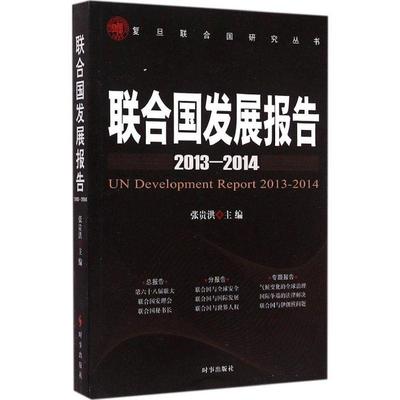 联合国发展报告:2013-2014:2013-2014书张贵洪联合国发展研究报告 政治书籍