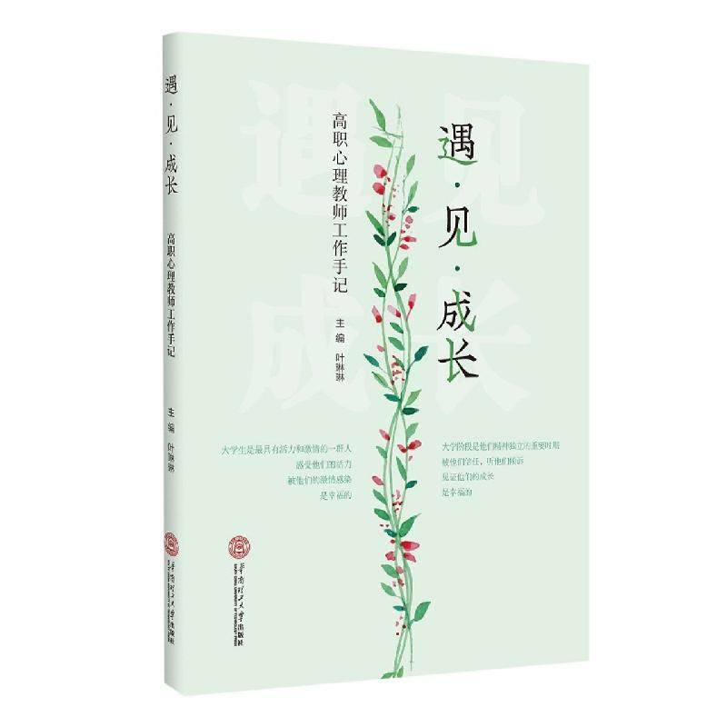遇见成长:高职心理教师工作手记书叶琳琳  社会科学书籍