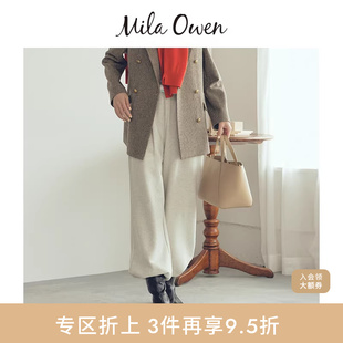 卫裤 09WCP254194 Owen秋冬休闲复古抽绳松紧腰运动裤 Mila