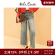 百搭宽松阔腿高腰水洗牛仔裤 Mila Owen秋冬时尚 09WFP244001