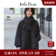 Mila Owen秋冬时尚 巴恩风纯色宽松翻领羽绒服09WFC245133